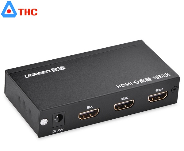 Bộ chia HDMI, Bộ chia HDMI 1 ra 2 Ugreen 40201 Chính Hãng
